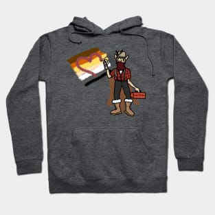 Bear Flag Graffiti Hoodie